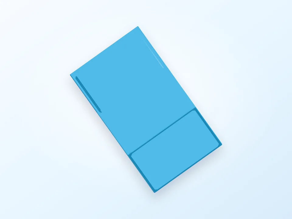 Rectangle, cube, cup pencil/pen holder 3D model preview