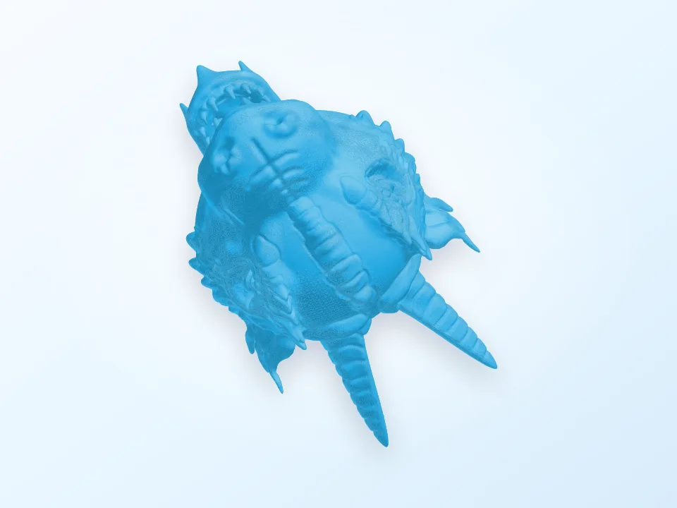 Dragon Head 3D model preview