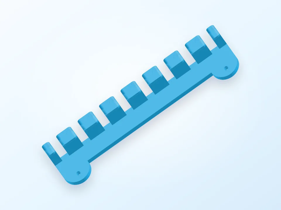 Organizador de cabos 3D model preview
