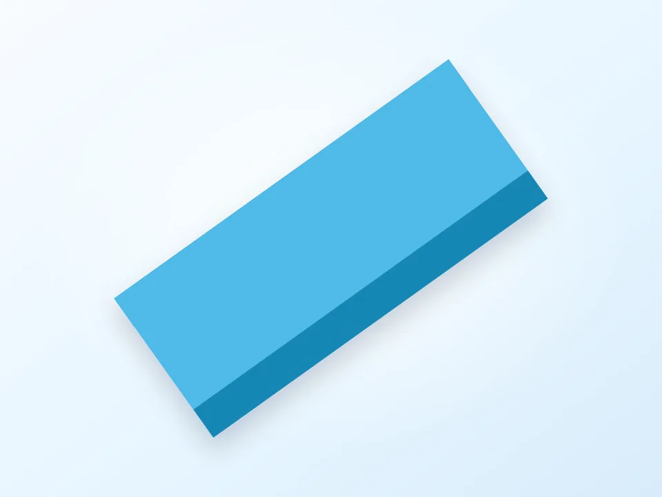 Transparent Dark Resin Test Tray 3D model preview