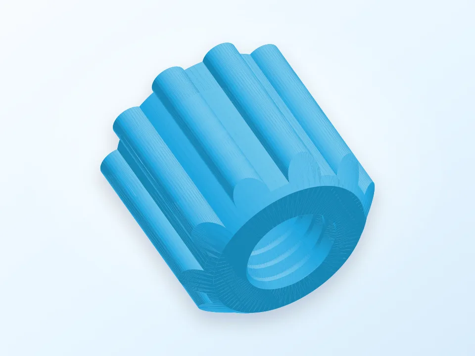 protractor with nonie/vernie scale 3D model preview
