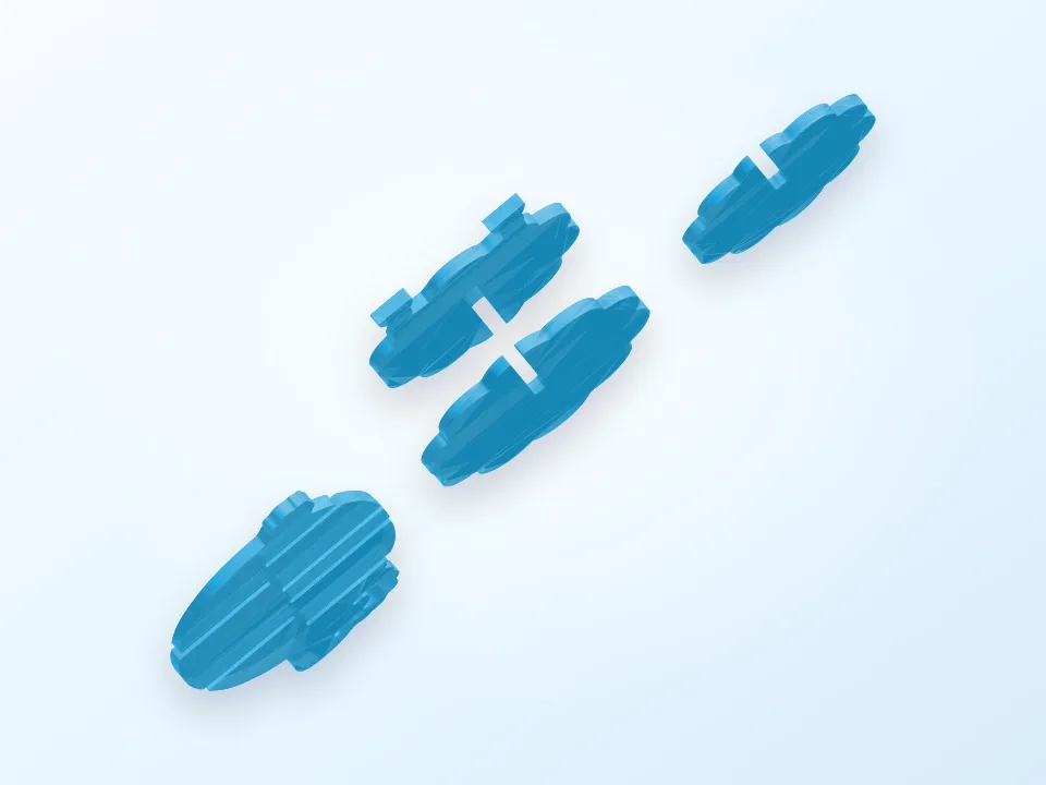 Ovelha pousa copos 3D model preview