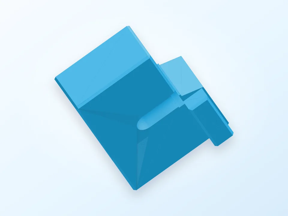 Bending template for 3D Light Cube LED (5mm.) 3D model preview
