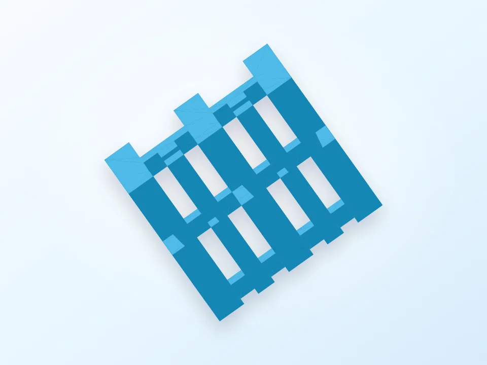 Bierpalette 3D model preview
