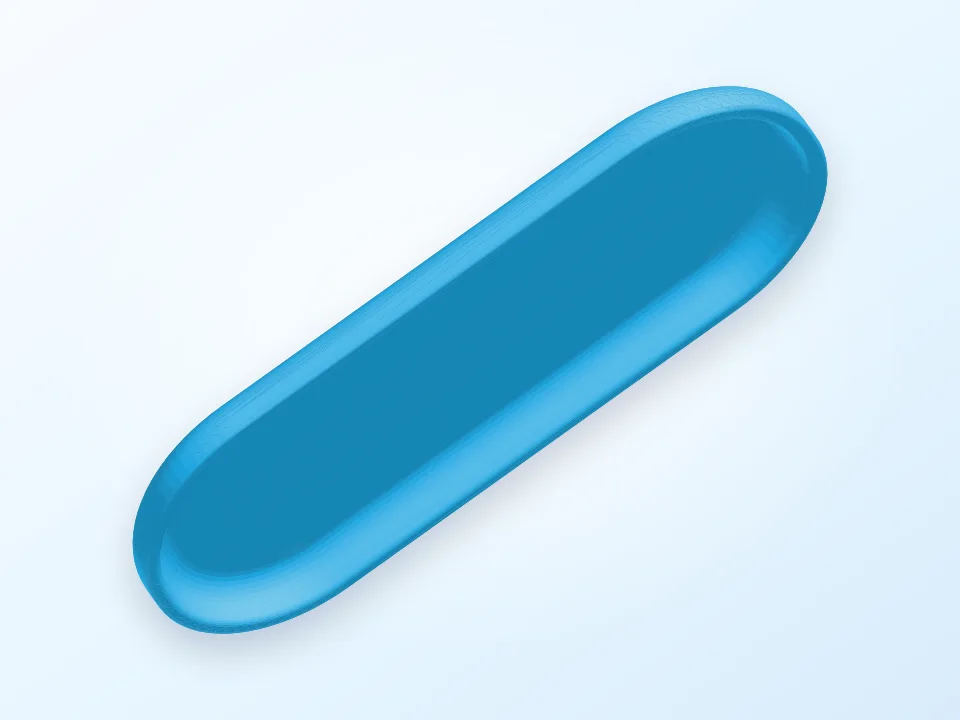 Pencil Tray 3D model preview