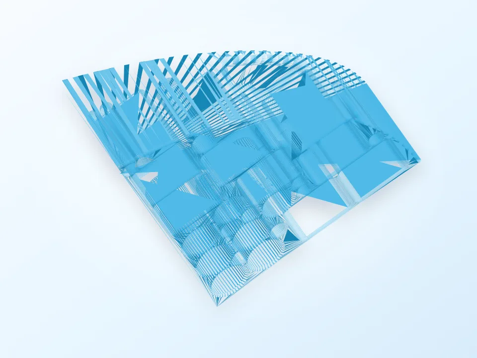 Bathroom Vanity drawer trays 3D model preview
