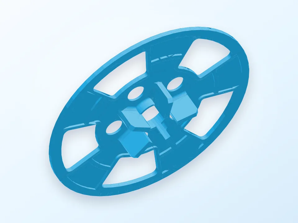 Zen ToolWorks Filament Wheel Extension, Part A 3D model preview