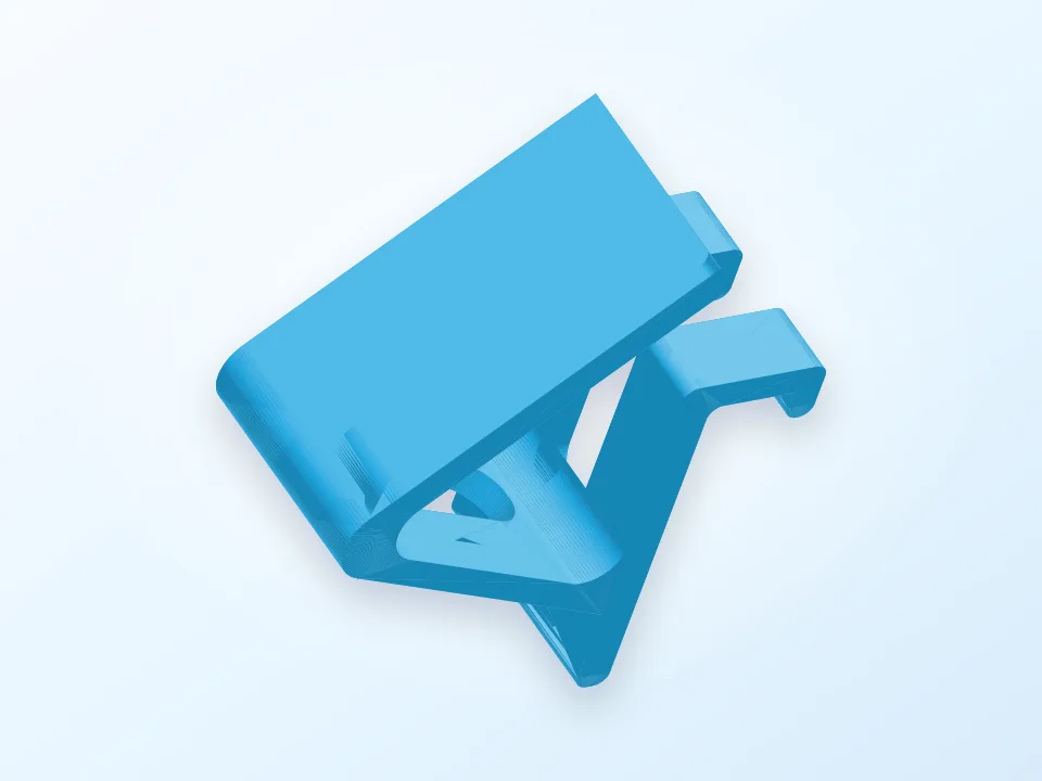 Generated preview of a freestanding phone stand.
