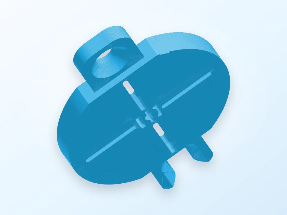 PCB Circle-Drilling and Milling Aide 3D model preview