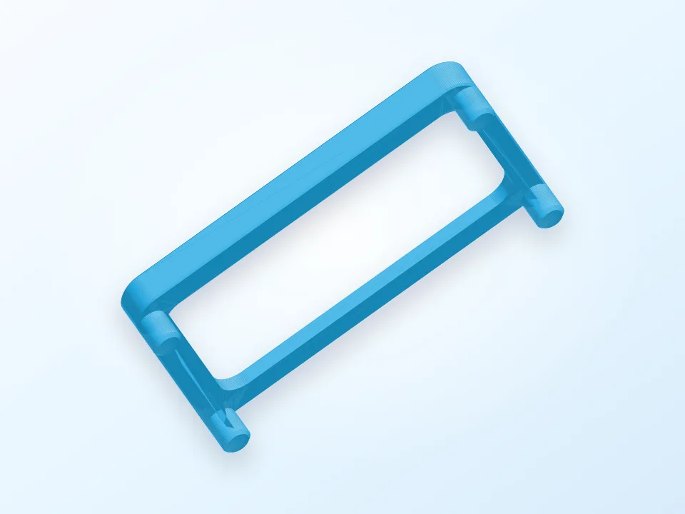 Dry Box Label Holder 3D model preview