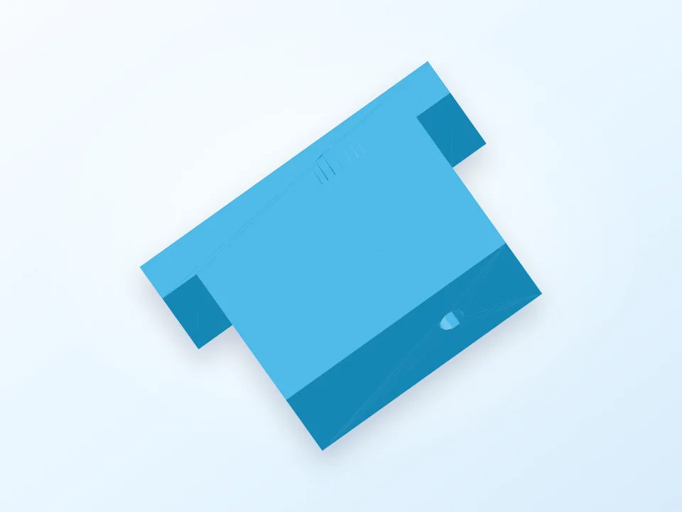 Power Supply Mount for MendelMax 3D model preview