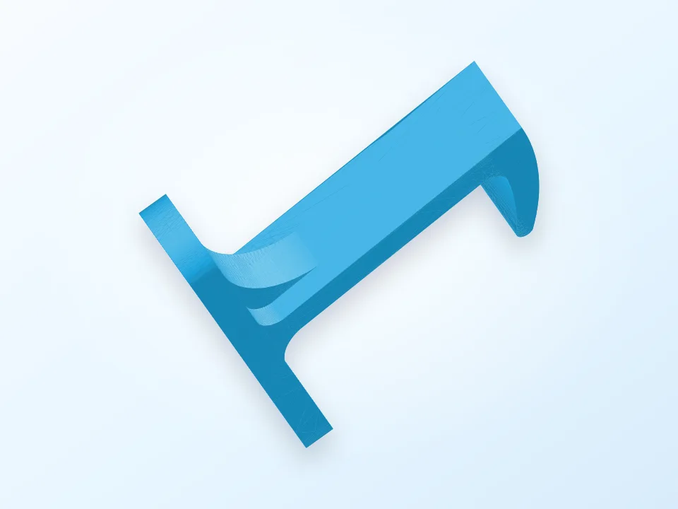 chord wrap clip 3D model preview