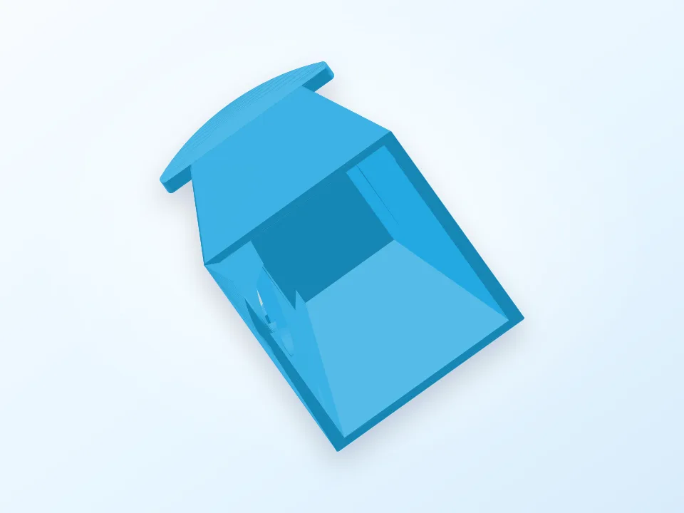 Cradle for a doll 3D model preview