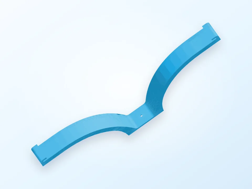 Floating photo frame 3D model preview