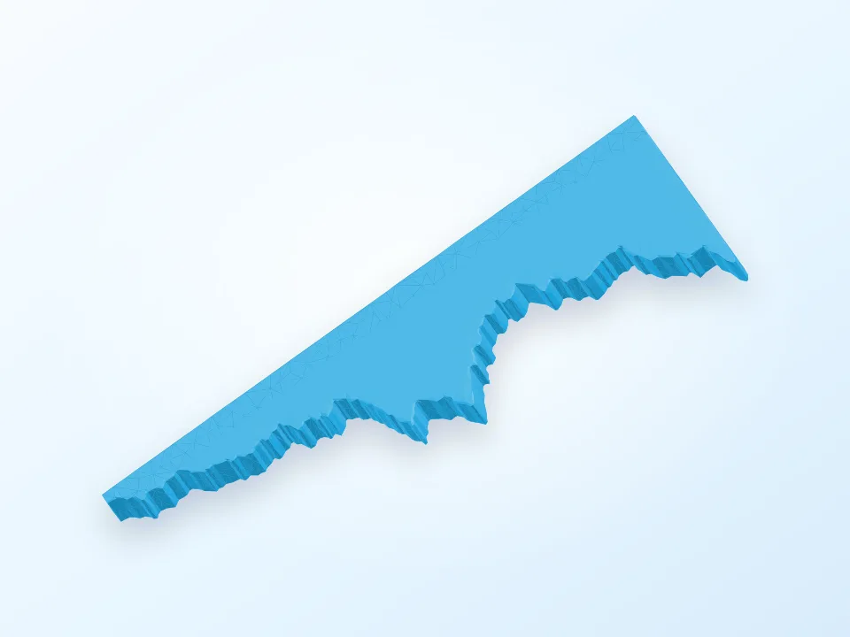 3D Printed Stock Charts 3D model preview