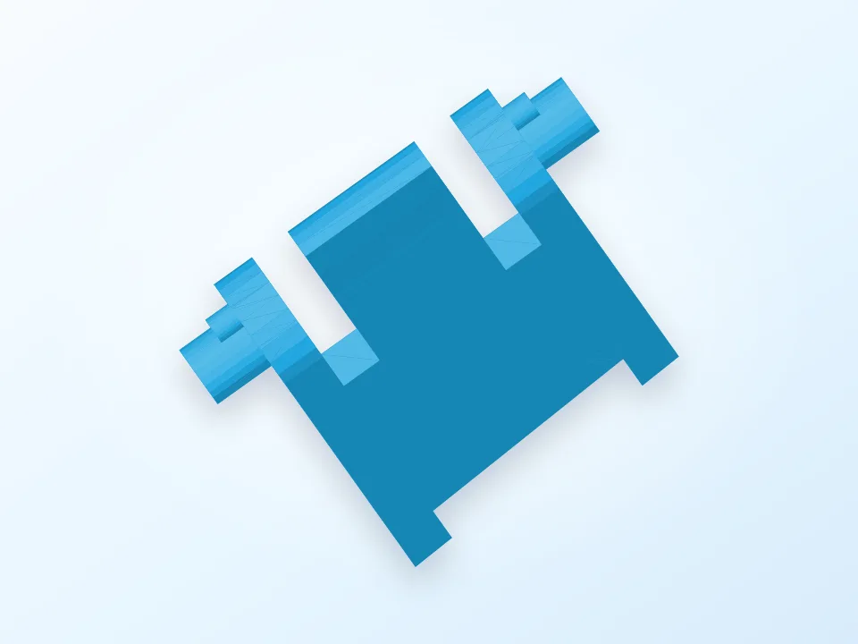 Logitech G15 Keyboard Clip 3D model preview