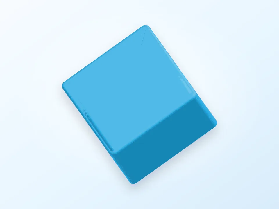 Box 80x80 3D model preview