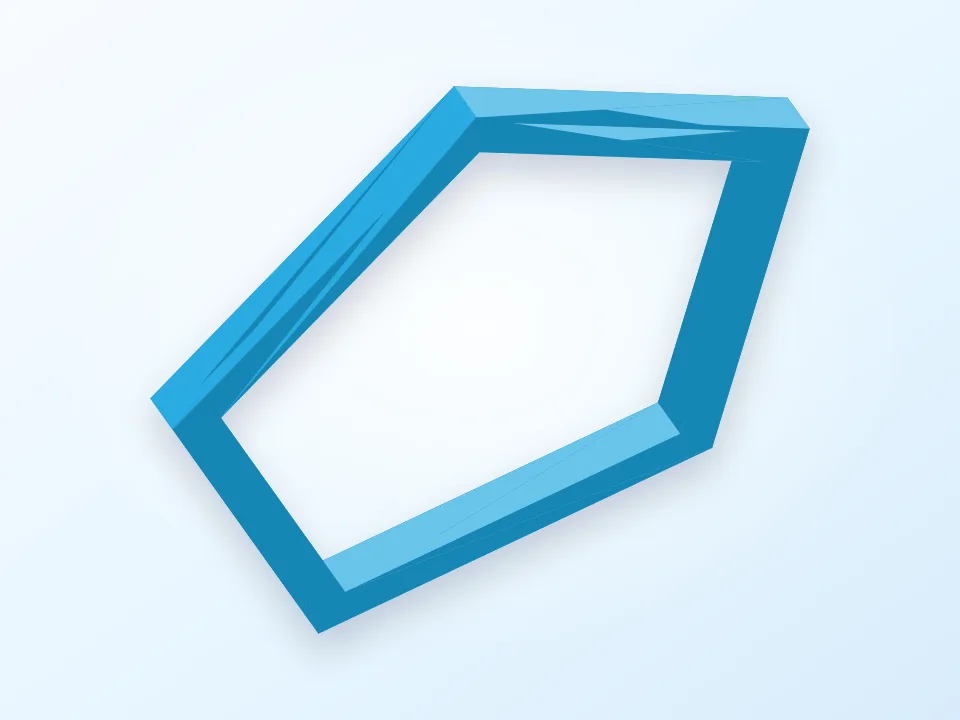 Friction Welded Dodecahedron 3D model preview