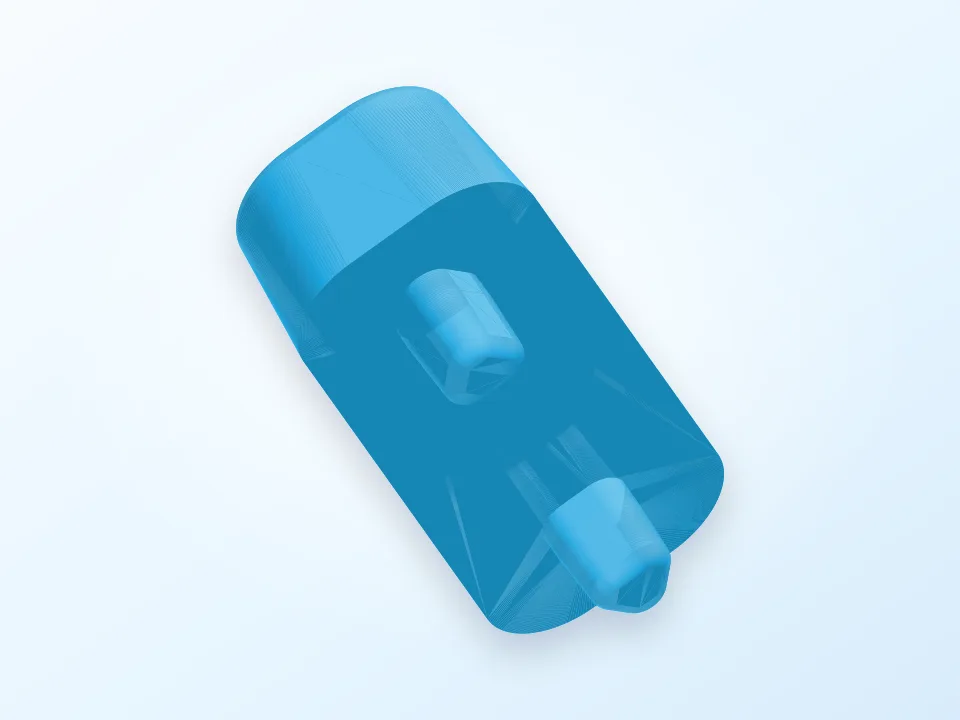 Toilet Seat Bumper 3D model preview