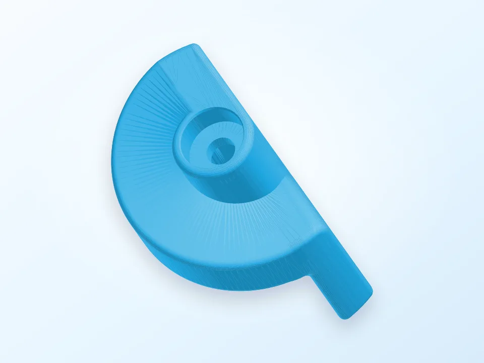 Build plate lock 3D model preview