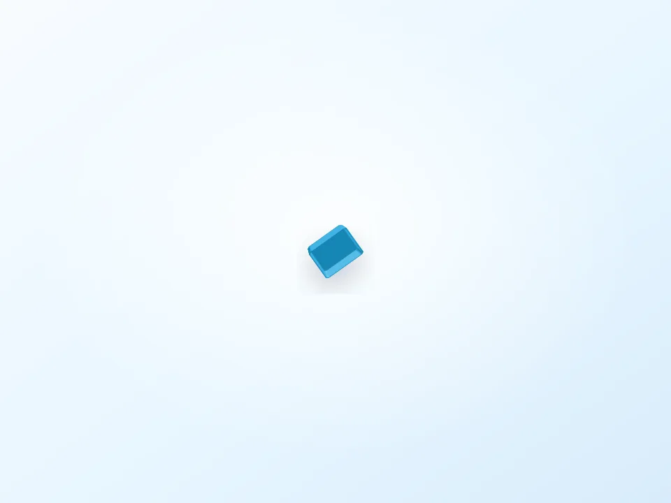 Blender Parametric Tray (Rectangle) 3D model preview