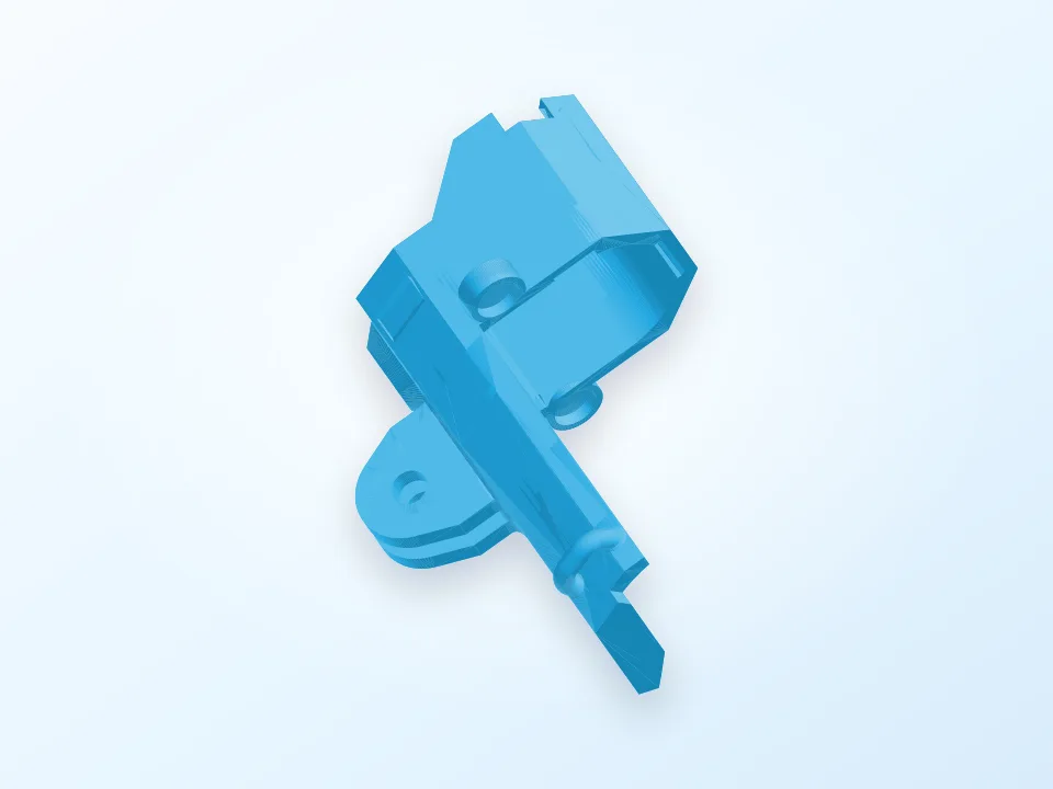 SONY HDR-AZ1VR Attachment for Gopro Mount v2 3D model preview