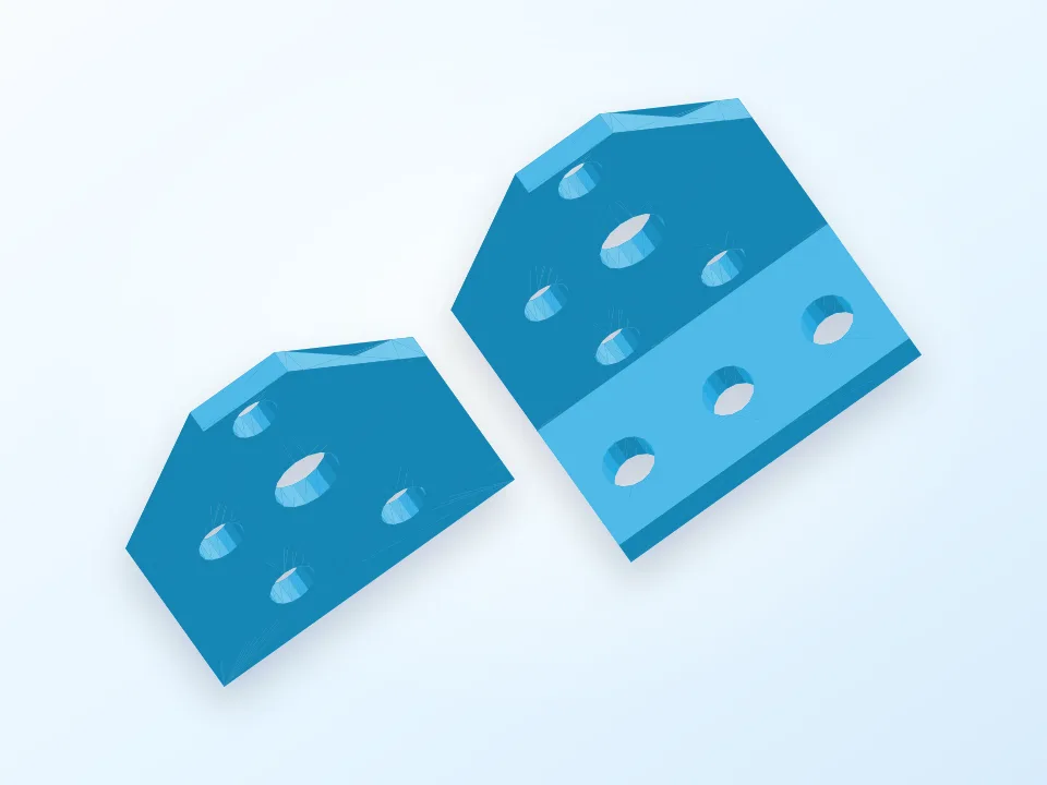 Gear Box Bracket 3D model preview