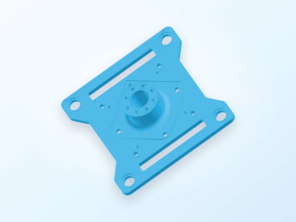 FPV Gimbal 2 Axis 3D model preview