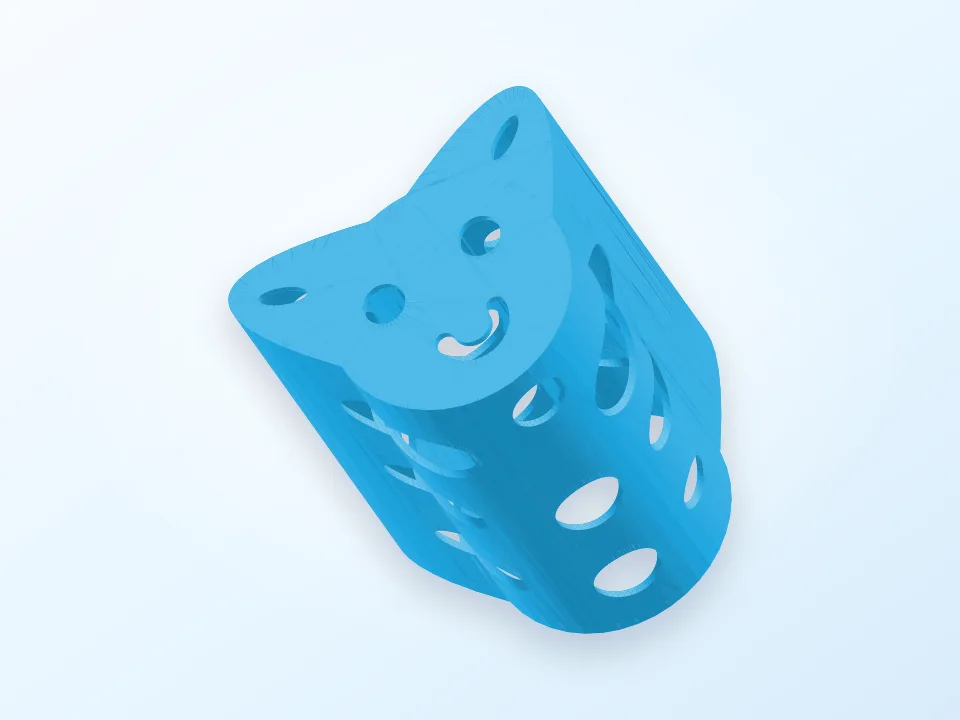 Toothbrush holder 3D model preview