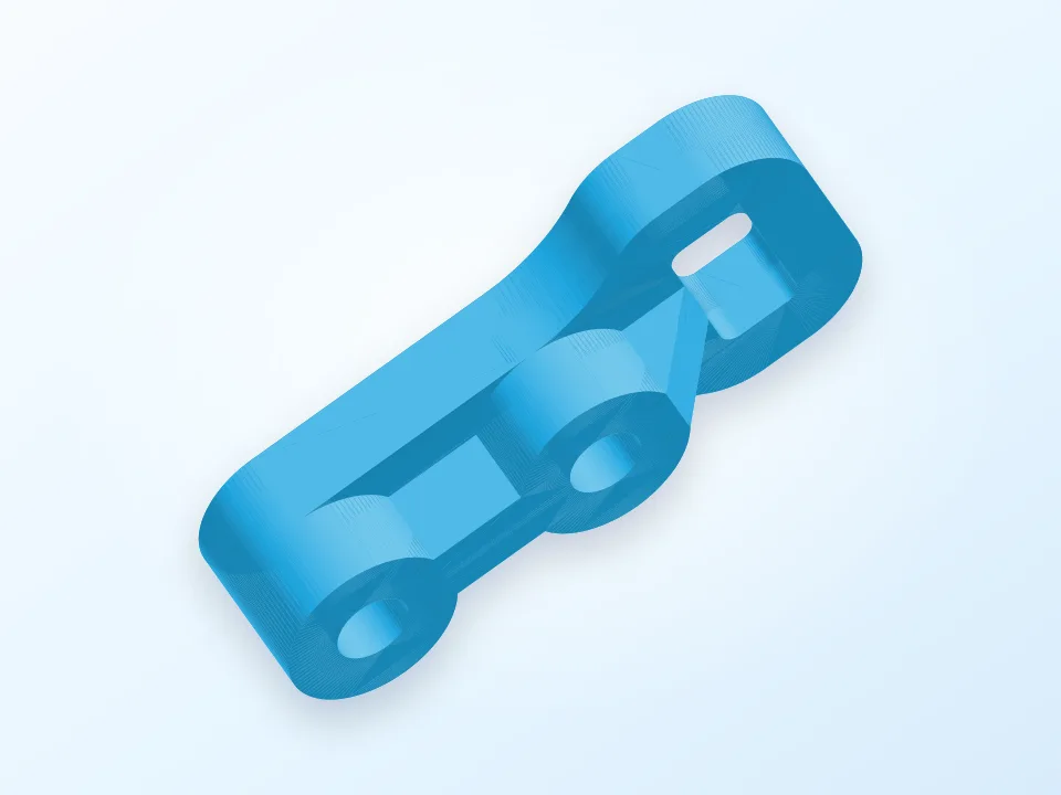 Toilet Flapper Adapter 3D model preview