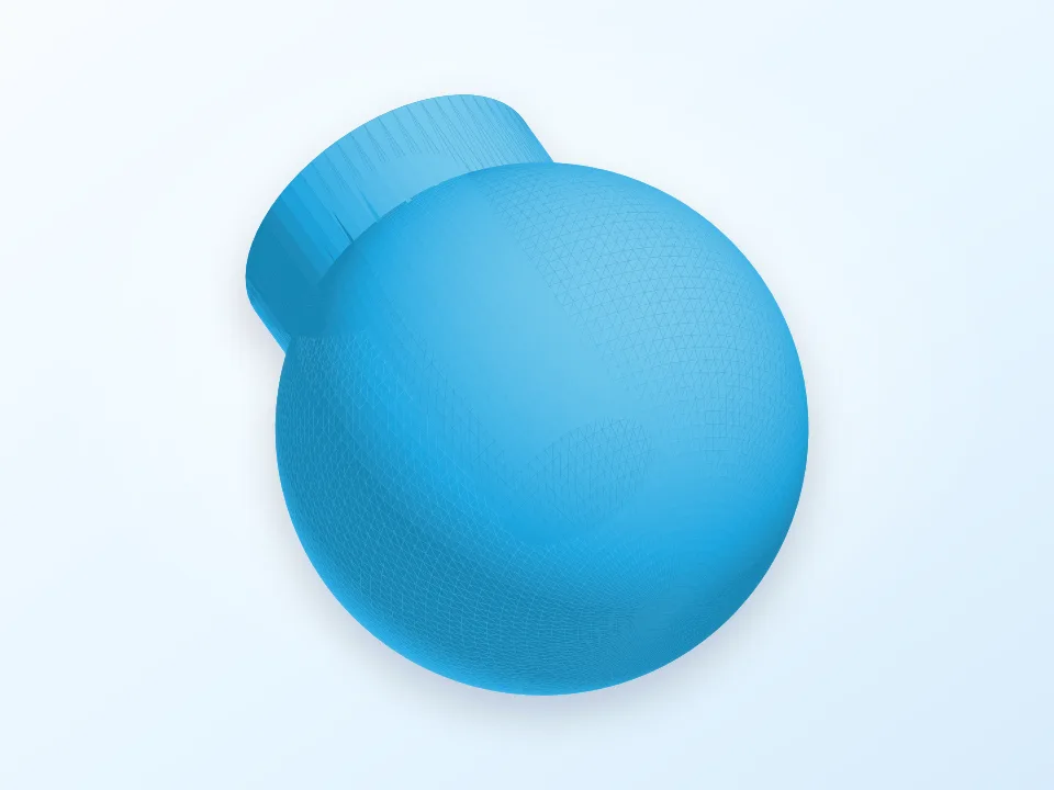 Drill Press Knob 3D model preview