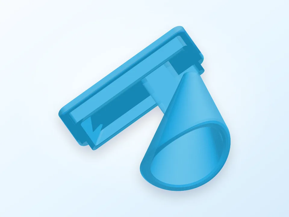 Stylus / Pen stand 3D model preview