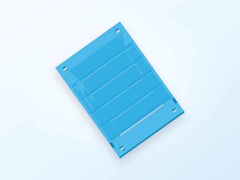 Small vent grille 3D model preview