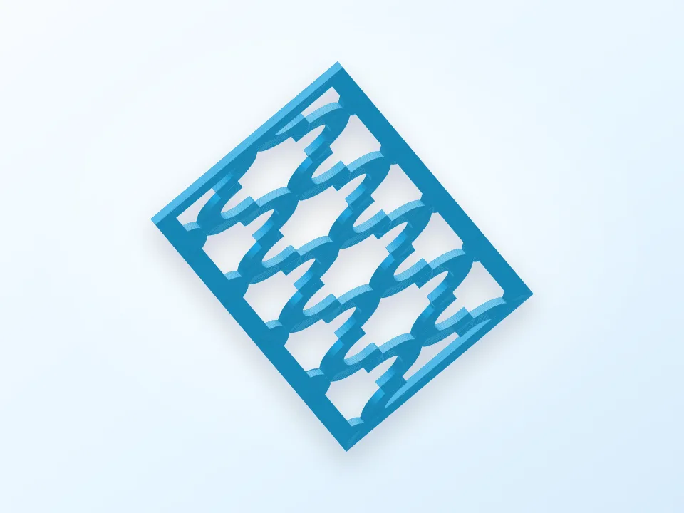 Tile Bookmark 3D model preview