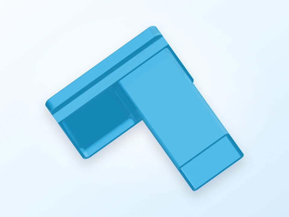 pencil holder with phone stand 3D model preview