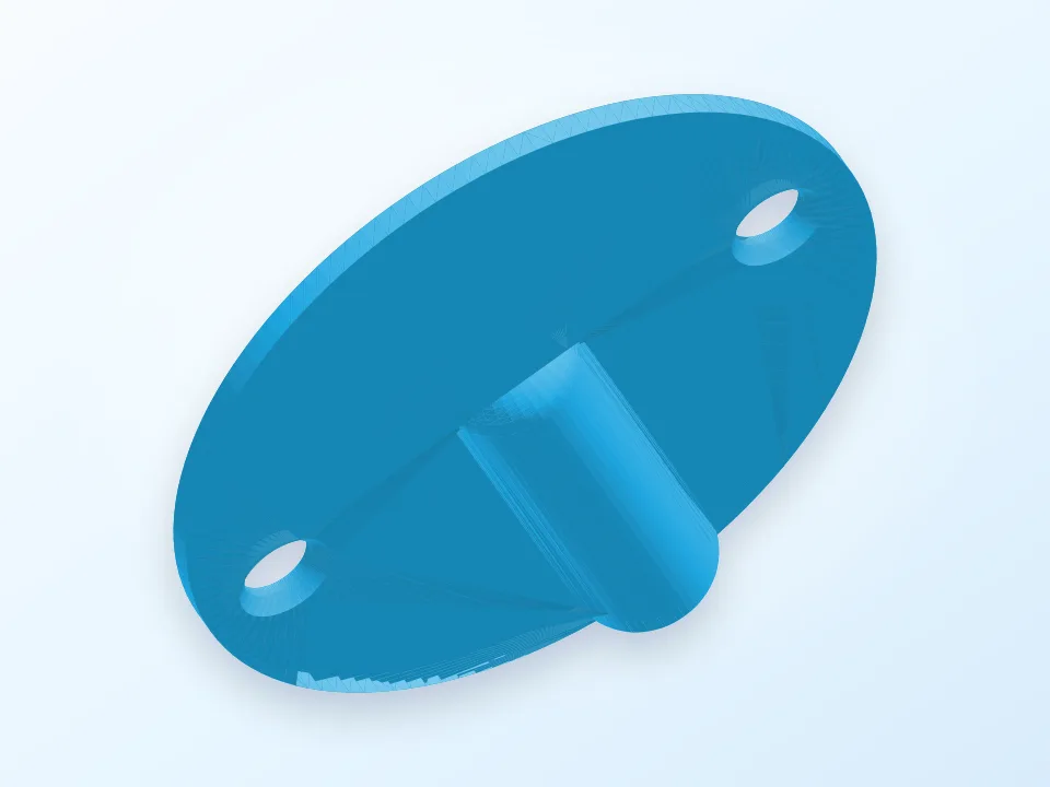 Small Cable Inlet Cover 3D model preview