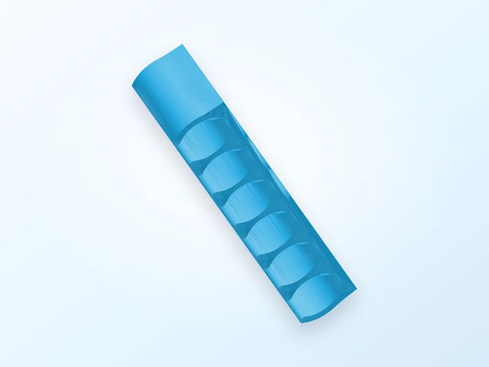 Cable Clips 7mm cable hidden screw 3D model preview