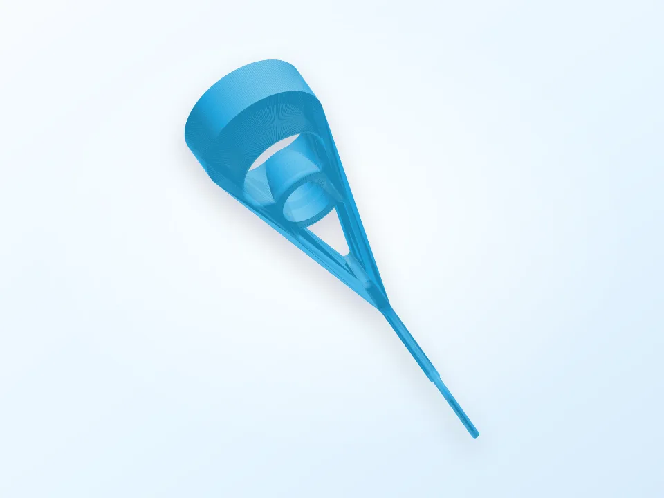 Libre wind vane (style B) 3D model preview