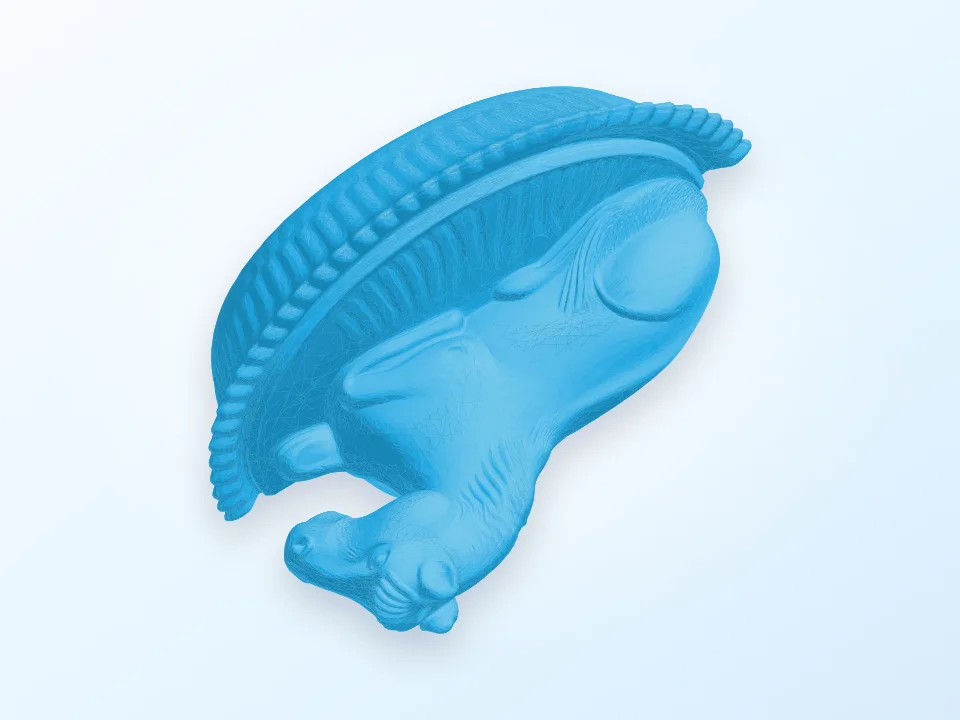 Carnival Pony Fridge Magnet - (2) 0.5 inch magnets 3D model preview