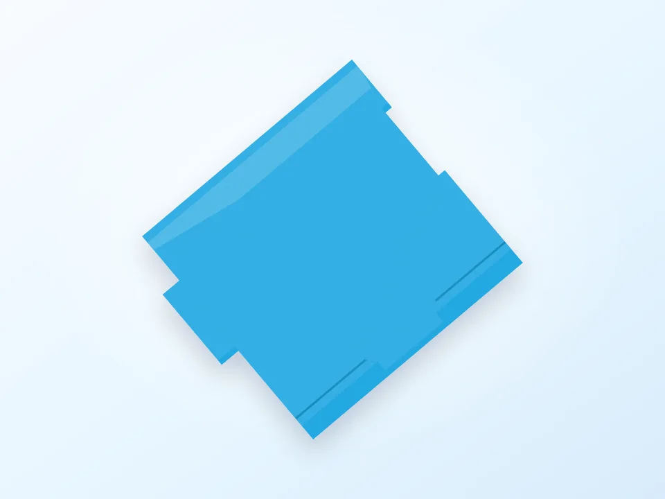 TCG Playmat Puzzle Deck Box 3D model preview