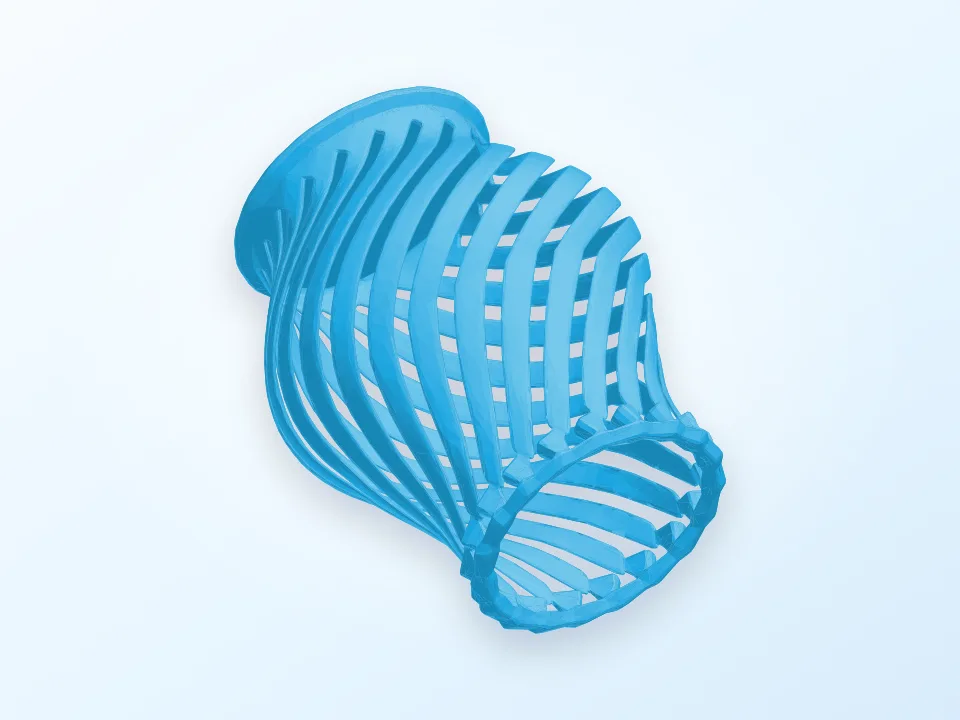 Artistic Vase 3D model preview