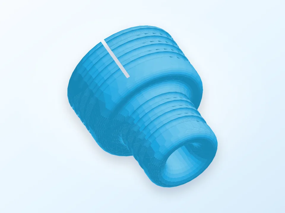 Fixation tube sur extrudeur prusa I3A Geeetech 3D model preview