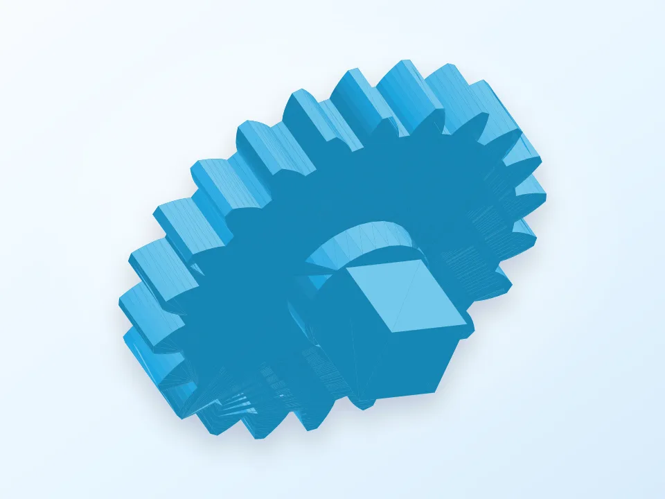 Roots Blower 3D model preview