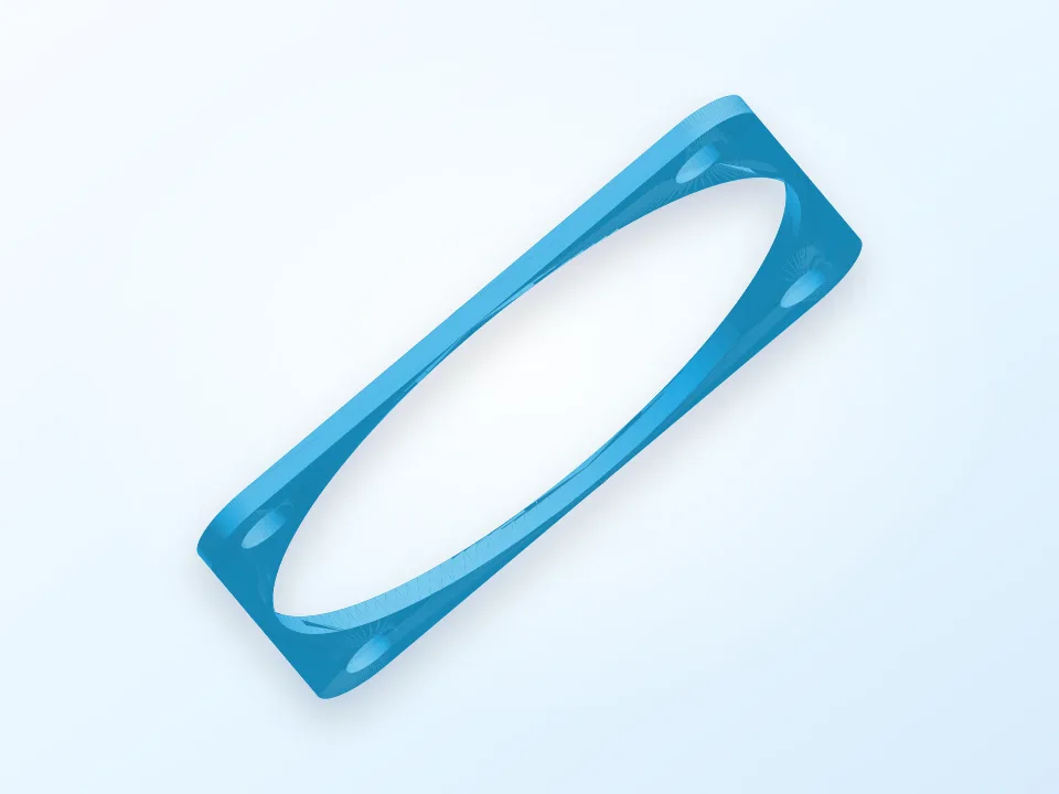 30mm Fan Gasket 3D model preview