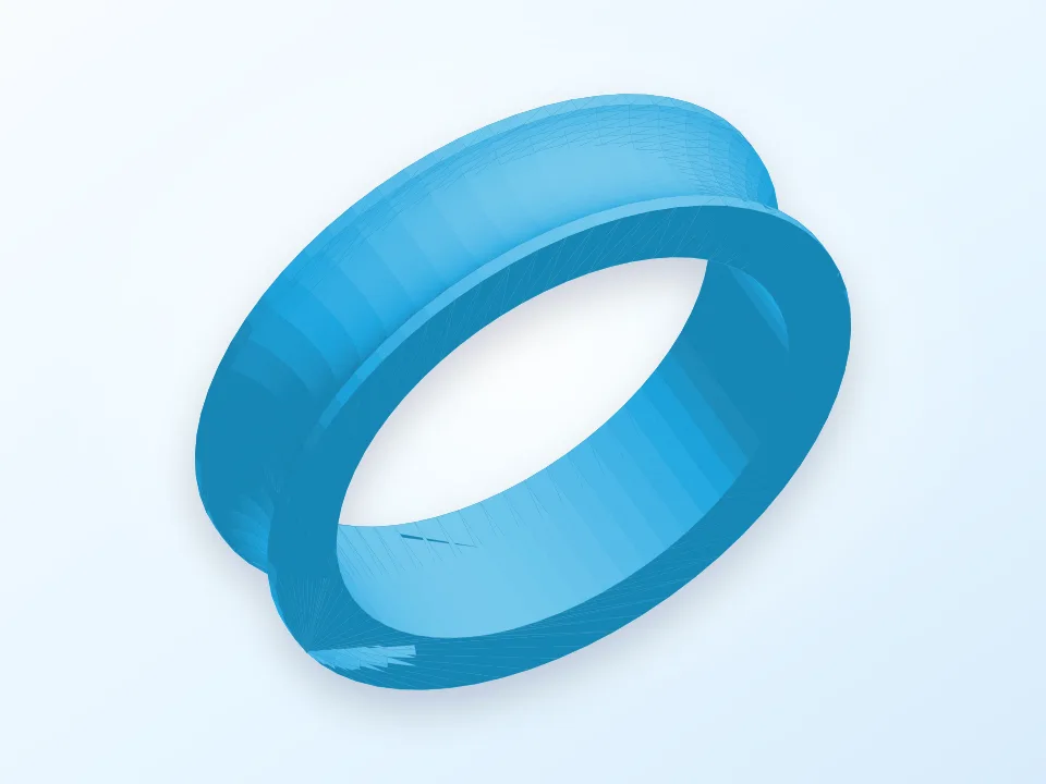 lager katrol / bearing pulley 3D model preview