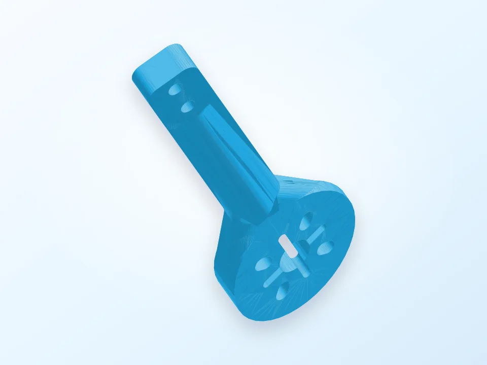 Hovership MHQ ARM 11 Degree Tilted Motor Mounts 3D model preview