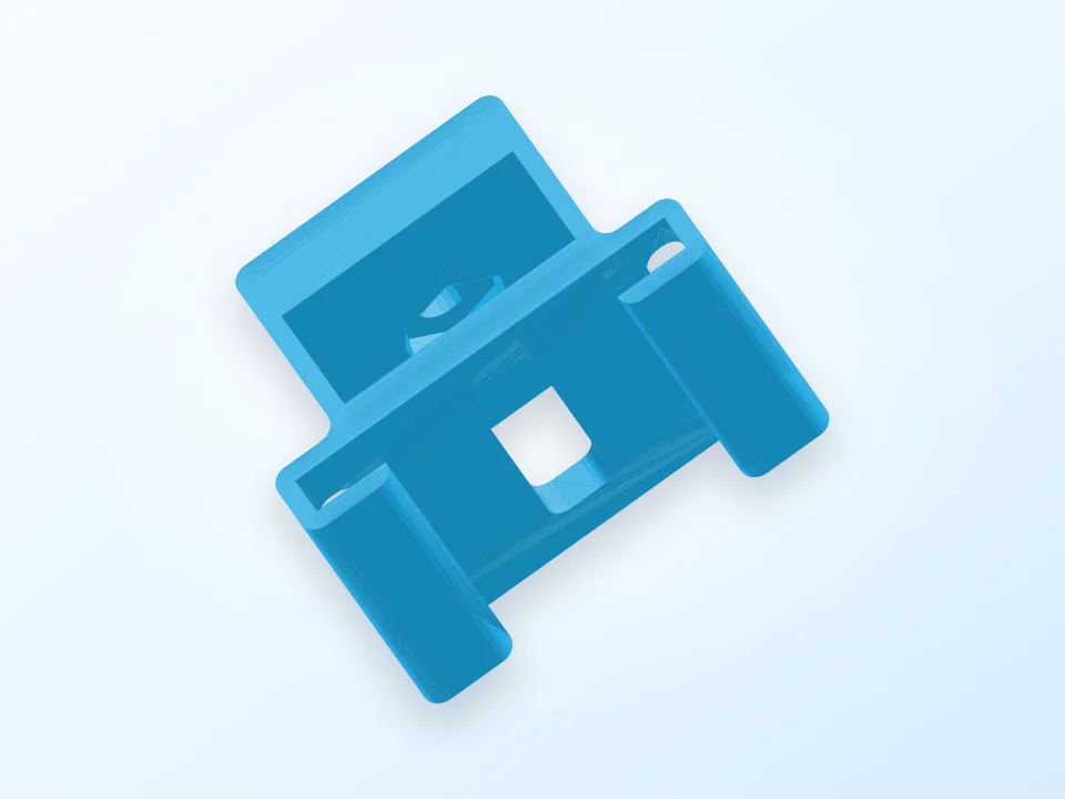 Improved Tripod Holder for MS Lifecam 3D model preview