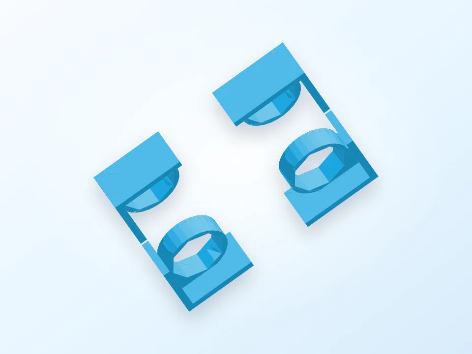 Leveling Locks for Printrbot LC 3D model preview