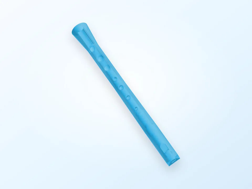 Soprano(+8) recorder, cylindrical bore 3D model preview