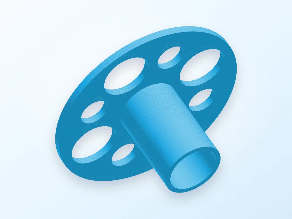 Filament Spool Stacker 3D model preview